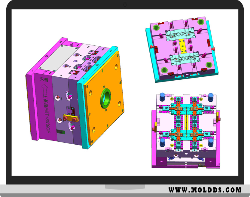 單色模具全3D設計案例001